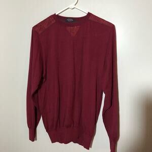 Paul & Shark winter summer collection mens M red pullover wool long sleeve top